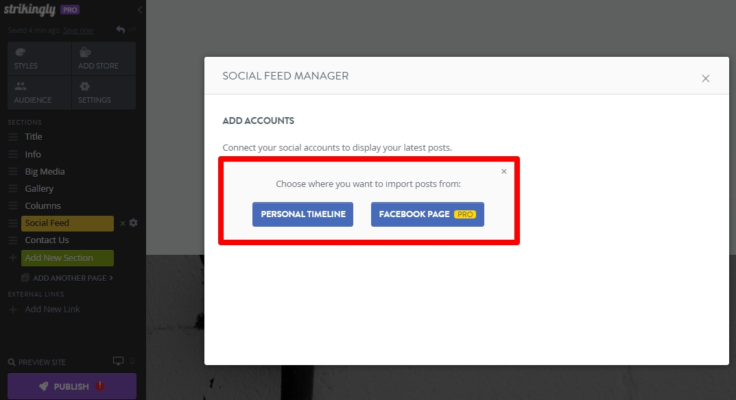 Connect Facebook business page Connect Facebook business page